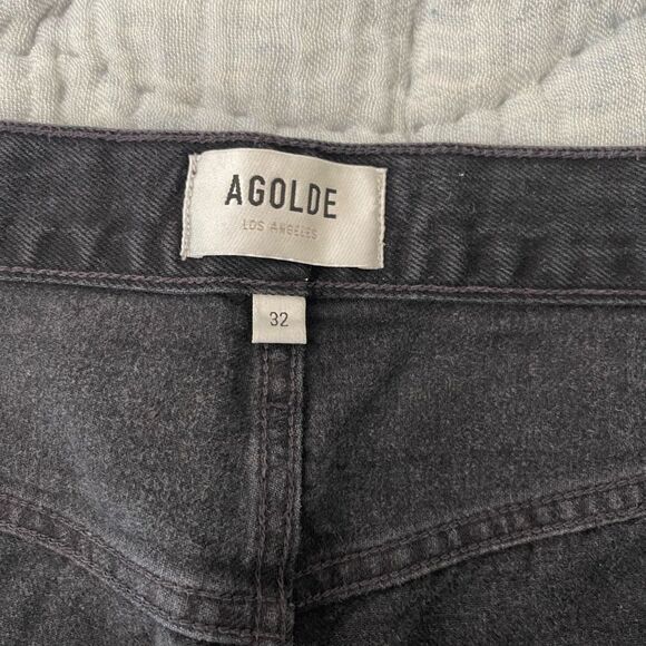 Agolde 90's Crop Jeans in Tar - Picture 6 of 11